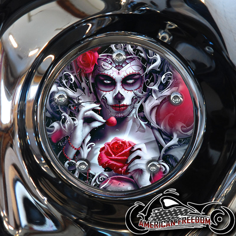 Custom Timing Cover - Day Of The Dead Roses